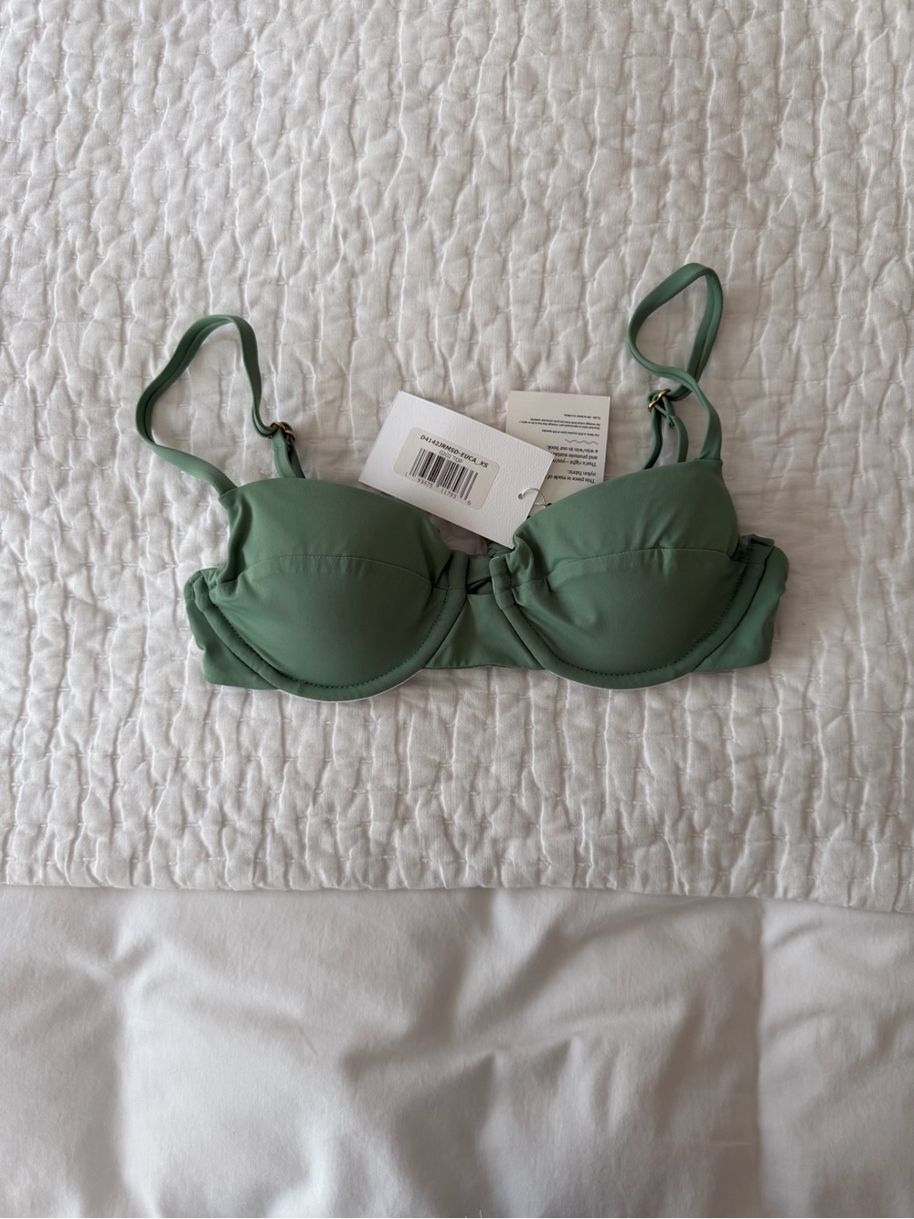 Dippin' Daisy's Sage Green Padded Bikini Top